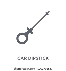 car dipstick icon. car dipstick design concept from Car parts collection. Simple element vector illustration on white background.