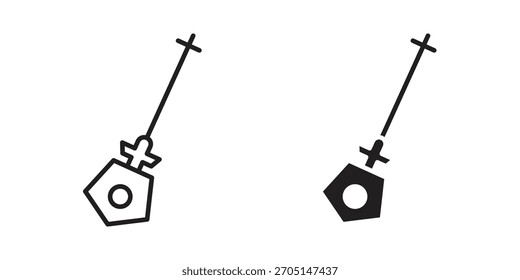 Icono de la varilla de nivel del coche Vector de diseños modernos planos y de carrera