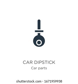 Car dipstick icon vector. Trendy flat car dipstick icon from car parts collection isolated on white background. Vector illustration can be used for web and mobile graphic design, logo, eps10