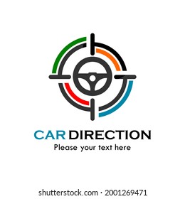 Ilustración del logotipo de dirección del automóvil