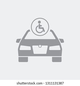 Car for disabled transportation