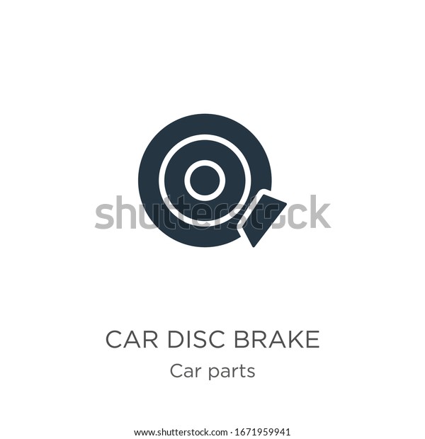 Car disc brake icon vector. Trendy flat car disc
brake icon from car parts collection isolated on white background.
Vector illustration can be used for web and mobile graphic design,
logo, eps10