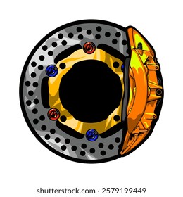 Car Disc Illustration Vector Design