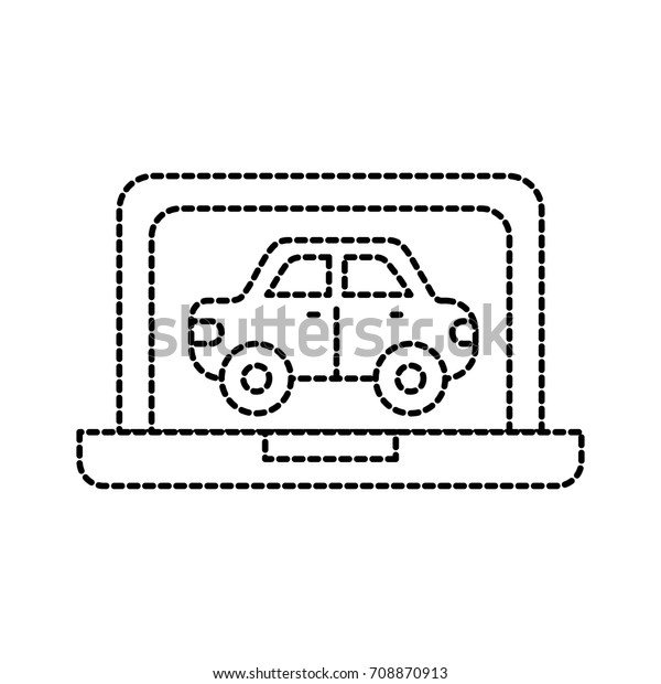 car in display\
laptop icon service\
diagnostic
