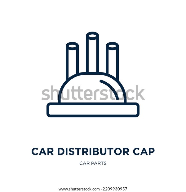 Car Distributor Cap Icon Car Parts Stock Vector (Royalty Free ...