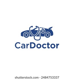 Car Doctor Logo Simple Vector