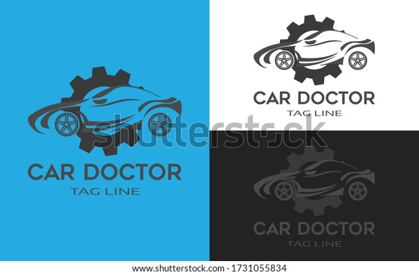 car doctor logo vector\
template