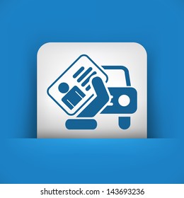 Car document icon