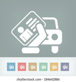 Car document icon