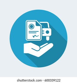 Car document services - Minimal icon