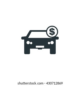 Car Dollar Icon