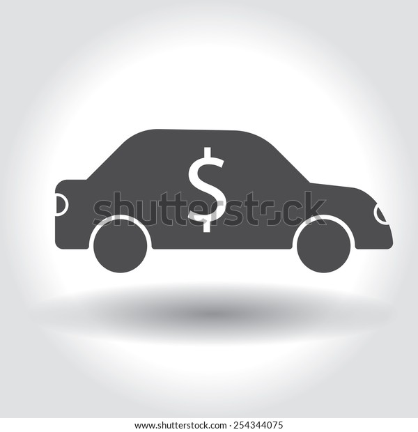 Car with dollar\
symbol