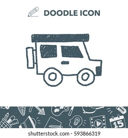 double doodle car decal