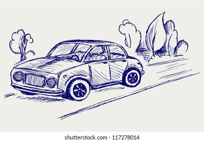 Car. Doodle Style