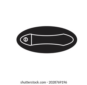 Car door handle icon vector logo design template