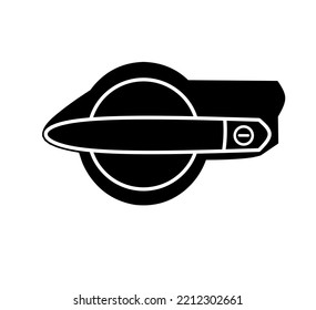 Car door handle icon vector logo design template