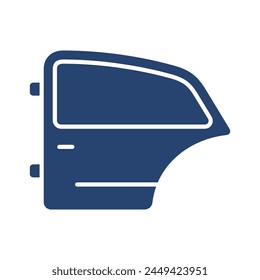 Car door icon design vector