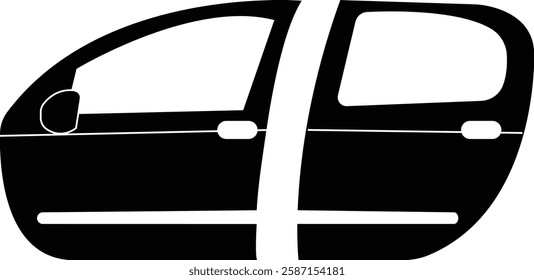 car door icon, Modern Simple styles of vector graphic designs elements, auto service, repair, car detail, related to car service, auto garage, ,window, spare part. isolated on transparent background