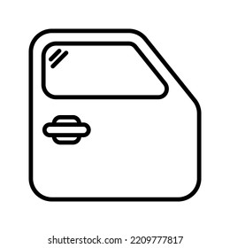 Car door icon. door sign. vector illustration