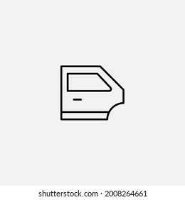 Car door icon sign vector,Symbol, logo illustration for web and mobile