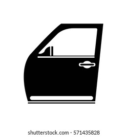 car door icon vector