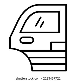 Car Door icon vector image. Can also be used for web apps, mobile apps and print media.
