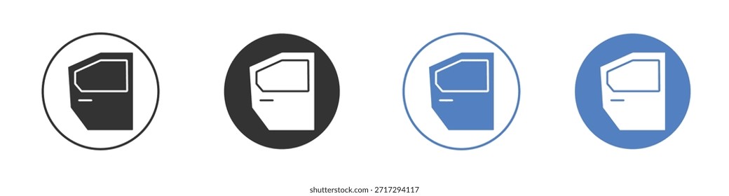 Icono de la puerta del coche para el Diseño web