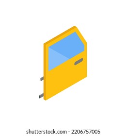 Icon der Autotüre. Vektorgrafik
