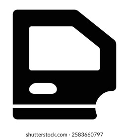Car Door Vector Glyph Icon Vector Design Design