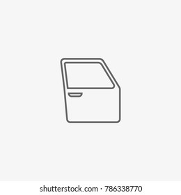 Car Door Vector Icon