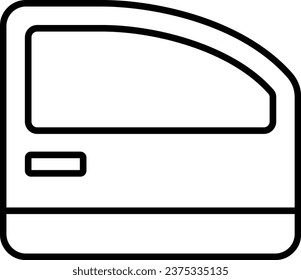Car Door vector icon. Can be used for printing, mobile and web applications.