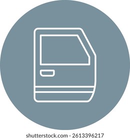 Car Door vector icon. Can be used for printing, mobile and web applications.