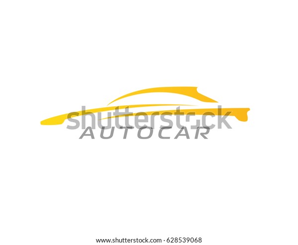 Car draw\
with elegant lines, nice automotive\
sign.