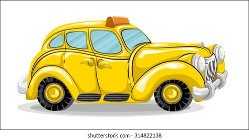 car, drawing, cartoon (vector)