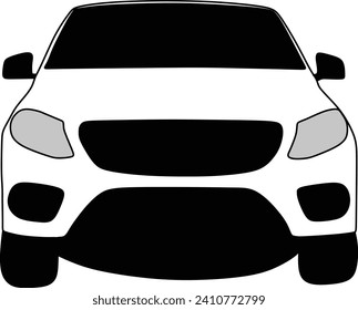 the car is drawn with color animation