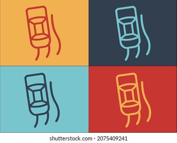 Vorlage für das Auto Drift-Logo, einfaches, flaches Symbol für Auto, Sport, Auto