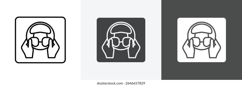 car driver icon set vector art