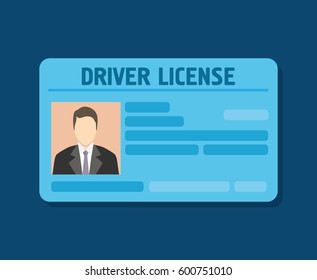 Car driver license identification with photo