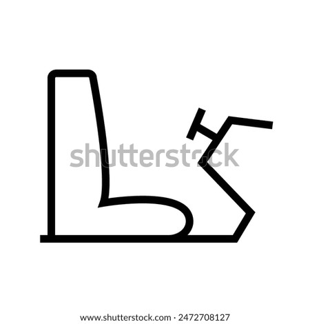 Car Driver Seat Icon, Suitable for Automotive and Transportation Themes