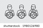 Car Driver Vector Line Icon