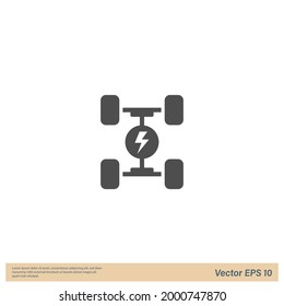 elemento de diseño simple de la ilustración del vector de vehículos