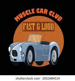 car driving t shirt design for printing