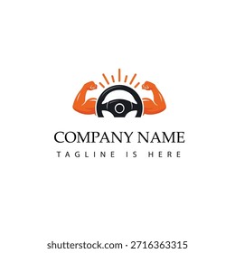 Logotipo del centro de formación de conducción de automóviles