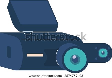 Car dvr camera vector illustration