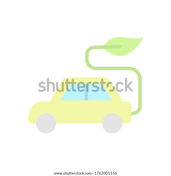 Car, eco\
icon. Simple color vector elements of mother earth day icons for ui\
and ux, website or mobile\
application