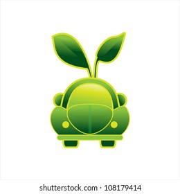 Car ecology vector illustration