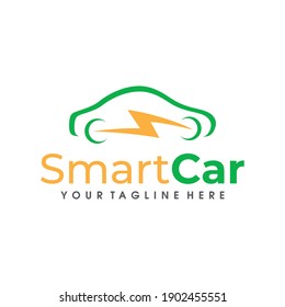 Car Electric Logo Design Vector