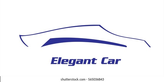 Car Elegant Car Illustration Race Modification Stock Vector (Royalty