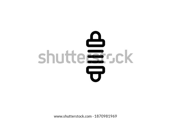 Car Element Icon Suspension Stock Vector (Royalty Free) 1870981969 ...
