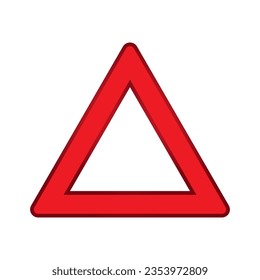 Diseño de símbolo de la ilustración del vector del icono de emergencia del automóvil
